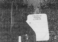 Postecillo de parada en Pedralbes, año 1967