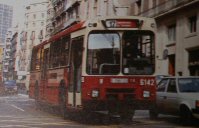 c. Balmes, año 1986. Foto TMB, archivo ACEMA
