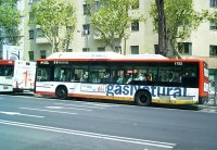 Man GNC de la línea 22 en el Pº de Gracia, agosto 2003