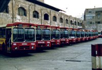 Cocheras de Luchana, marzo 1988. Foto STB