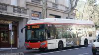 Nuevo final de la Av. Tibidabo, el 29-2-2016, pero si se observa el indicador está erróneo y sigue marcando el final en Av. Esplugues, feb.2016