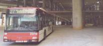 Autobús de la línea 27 en la cochera de Horta. Foto TMB Gestió