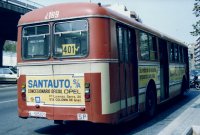 Terminal del Metro Alfons X, en la Ronda Guinardó, julio 1988. Foto Luis Rentero