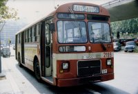 Terminal del Metro Alfons X, en la Ronda Guinardó, julio 1988. Foto Luis Rentero