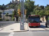 Av. Tibidabo, junto a la sede de la UOC, junio 2009