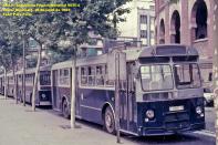 Terminal en Barcelona, en la calle Diputación junto al Matadero, julio 1984. Foto Pere París