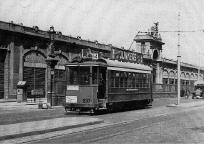 Tranvía en el Pº Nacional de la Barceloneta