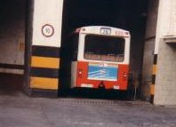 En las cocheras de la Av. Borbón, principio de los 90. Foto de David Nicolau