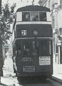 Tranvía de la línea 21