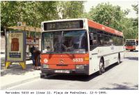 Pl. Pedralbes. Foto Xavier Bolao, mayo 1995