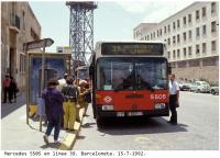 Barceloneta. Foto Xavier Bolao, julio 1992