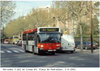 Pl. Pedralbes. Foto Xavier Bolao, abril 1992