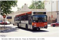 Pl. Pedralbes. Foto Xavier Bolao, mayo 1995