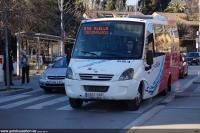 Bus de la línea Alella Circunvalación, enero 2017