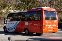 Bus de la línea Alella Circunvalación, enero 2017