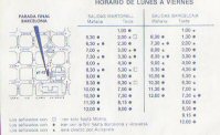 Horario línea Barcelona-Martorell. Col. Albert. http://transport.cat