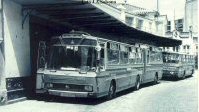 Pegaso 6031/A Obradors, de Autos Canals, en el terminal de Martorell. Foto J.A.Solsona/Colección Miguel Segura, julio 1981