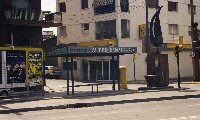 Parada de Auto Canals en Sant Andreu de la Barca, julio 1997. Foto Manel Díaz