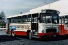 Línea 1  en el final del Hospital de Bellvitge. Foto STB, marzo 1989