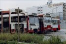 Explanada que tenía la Compañía en la Rambla Marina con Cta. del Mig. Foto STB, junio 1989