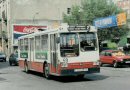 Línea 2 en la Pl. Ayuntamiento, abril 1989. Colección Miguel Segura / Foto JA Solsona
