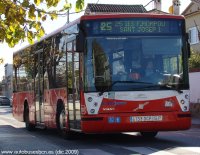 Línea escolar 25, Estación FGC, dic.2009